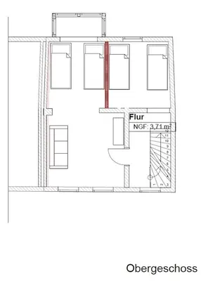 Grundriss der Unterkunft Ferienhaus im Altstadtzentrum