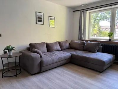 Ein Sitzbereich in der Unterkunft Hotel Mühlental