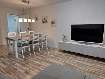 TV/Unterhaltungsangebot in der Unterkunft Ferienwohnung Weitblick 1