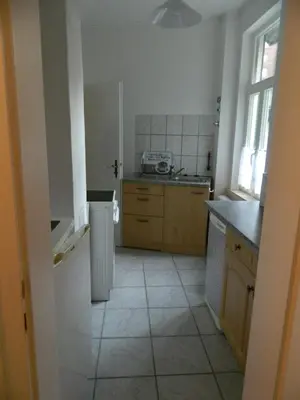 Küche/Küchenzeile in der Unterkunft Ferienwohnung in der Altstadt von Goslar