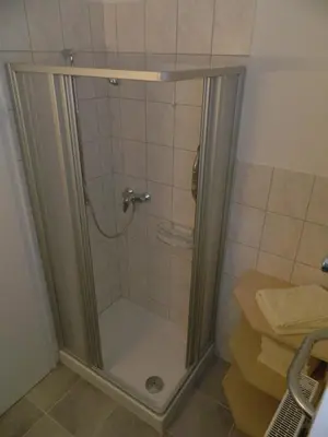 Ein Badezimmer in der Unterkunft Ferienwohnung in der Altstadt von Goslar