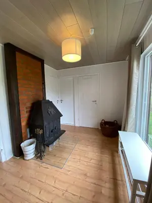 Ein Sitzbereich in der Unterkunft Ferienhaus am Reiterhof