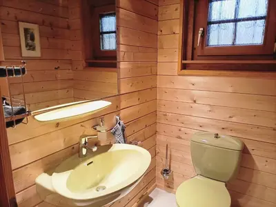 Ein Badezimmer in der Unterkunft Bergfreude Chalet