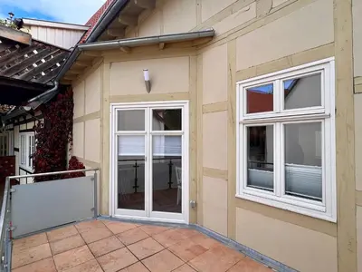Das Gebäude in dem sich die Ferienwohnung befindet