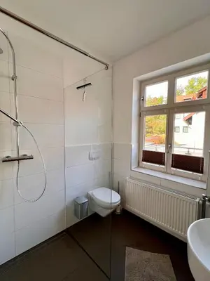 Ein Badezimmer in der Unterkunft Ferienwohnungen Am Kaufmannshof