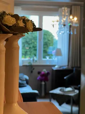 Ein Sitzbereich in der Unterkunft Apartment Vis-a-vis