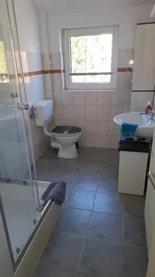 Ein Badezimmer in der Unterkunft Haus Celina 2