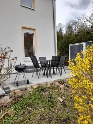 Ein Garten an der Unterkunft Ferienwohnung Harzwunder