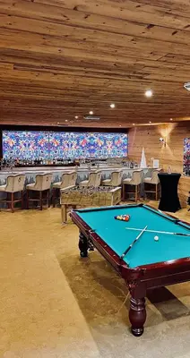 Ein Billardtisch in der Unterkunft Wolfstein - Le Boutique Hotel