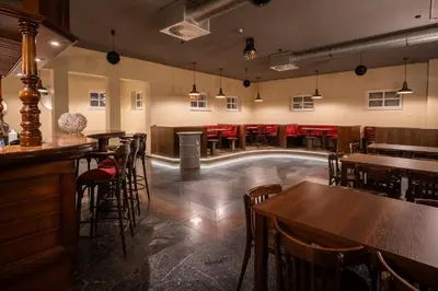 Ein Restaurant oder anderes Speiselokal in der Unterkunft Hotelpark Bodetal 