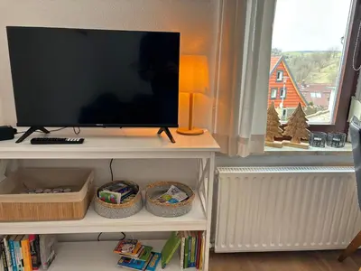 TV/Unterhaltungsangebot in der Unterkunft Ferienwohnung Daisy