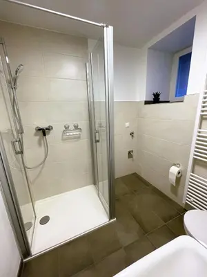 Ein Badezimmer in der Unterkunft Harzhaus Drei Hexen