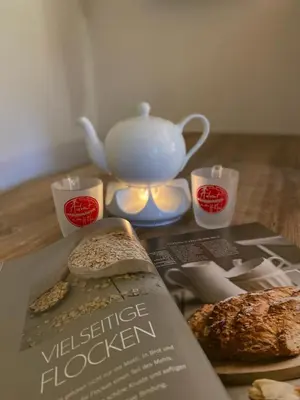 Kaffee-/Teezubehör in der Unterkunft FachwerkLiebe