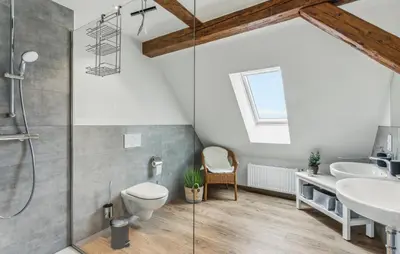 Ein Badezimmer in der Unterkunft Beautiful Apartment In St Andreasberg