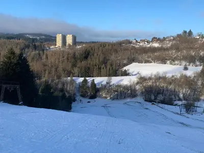 Atempause im Harz Hohegeiß mit Weitbllick im Winter