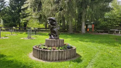 Ein Garten an der Unterkunft Ferienwohnung Hygge Hahnenklee