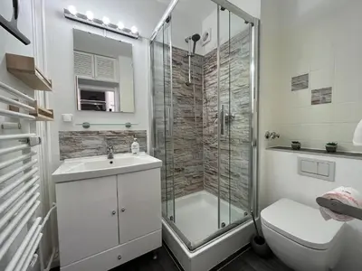 Ein Badezimmer in der Unterkunft Ferienwohnung Hygge Hahnenklee