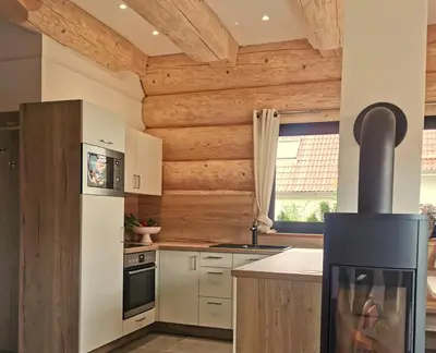 Küche/Küchenzeile in der Unterkunft DAS Chalet mit Schlossblick in Wernigerode