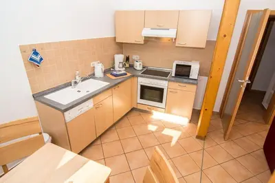Küche/Küchenzeile in der Unterkunft Urlaub in Stolberg, FeWo EG