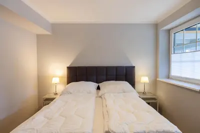 Ein Bett oder Betten in einem Zimmer der Unterkunft Ferienwohnung Bibi Bocksberg Hahnenklee