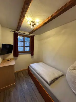 Ein Bett oder Betten in einem Zimmer der Unterkunft Insel 8