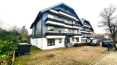 Das Gebäude in dem sich die Ferienwohnung befindet