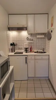 Küche/Küchenzeile in der Unterkunft Ferienwohnung Bocksberg Hahnenklee
