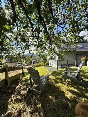 Ein Garten an der Unterkunft Fünf Harzer Berge Oderberg