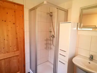 Ein Badezimmer in der Unterkunft Ferienhaus 