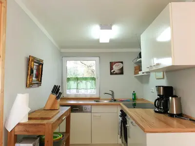 Küche/Küchenzeile in der Unterkunft Ferienhaus 