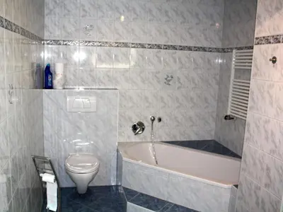Ein Badezimmer in der Unterkunft Ferienhaus 