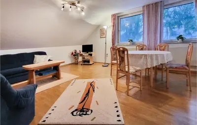 Ein Sitzbereich in der Unterkunft Stunning Apartment In Goslar With Wifi