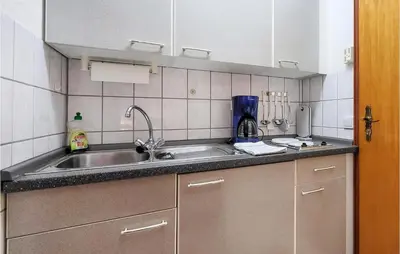Küche/Küchenzeile in der Unterkunft Nice Apartment In Goslar Ot Hahnenklee