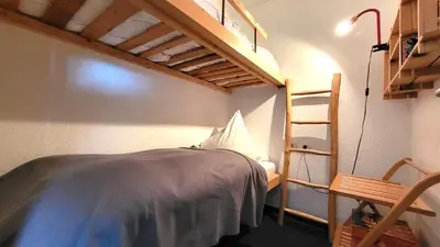 Ein Bett oder Betten in einem Zimmer der Unterkunft Ferienwohnung Sonnenberg Hahnenklee