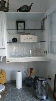 Küche/Küchenzeile in der Unterkunft Zimmer mit Aussicht