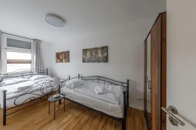 Ein Bett oder Betten in einem Zimmer der Unterkunft Ferienhaus Bavaria WR - Ferienhaus Bavaria