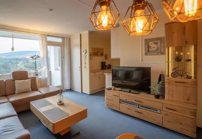 TV/Unterhaltungsangebot in der Unterkunft Ferienwohnung Efeu