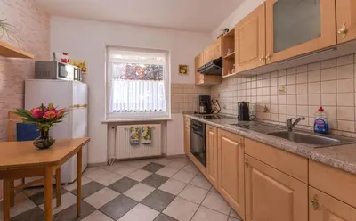 Küche/Küchenzeile in der Unterkunft Ferienobjekte Familie Beck