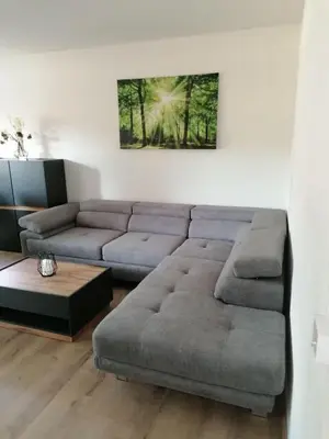 Ein Sitzbereich in der Unterkunft Ferienwohnung Olga