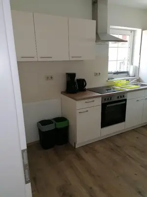 Küche/Küchenzeile in der Unterkunft Ferienwohnung Olga