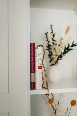 Die Bibliothek in der Ferienwohnung