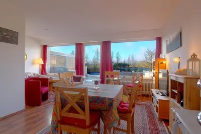 Ein Sitzbereich in der Unterkunft Apartment 631