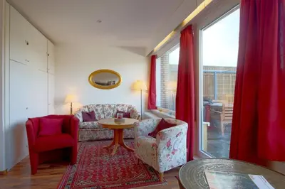 Ein Sitzbereich in der Unterkunft Apartment 631