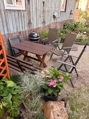 Ein Garten an der Unterkunft Fewo Mathilde
