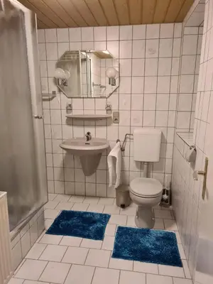 Ein Badezimmer in der Unterkunft Ferienwohnung Rieger 2
