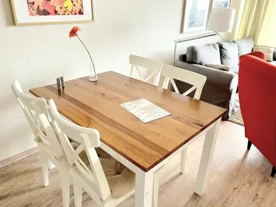 Ein Sitzbereich in der Unterkunft Schöne Aussicht - b50247