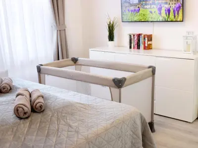 Ein Bett oder Betten in einem Zimmer der Unterkunft Heimat Goslar Apartments 