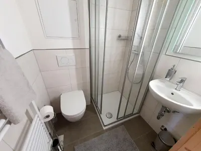 Ein Badezimmer in der Unterkunft Haus Sonnenblick