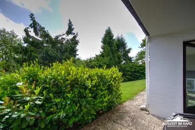 Ein Garten an der Unterkunft Auszeit-im-Harz Haus 3 Wohnung 1