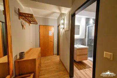 Ein Badezimmer in der Unterkunft Auszeit-im-Harz Haus 5 Wohnung 11